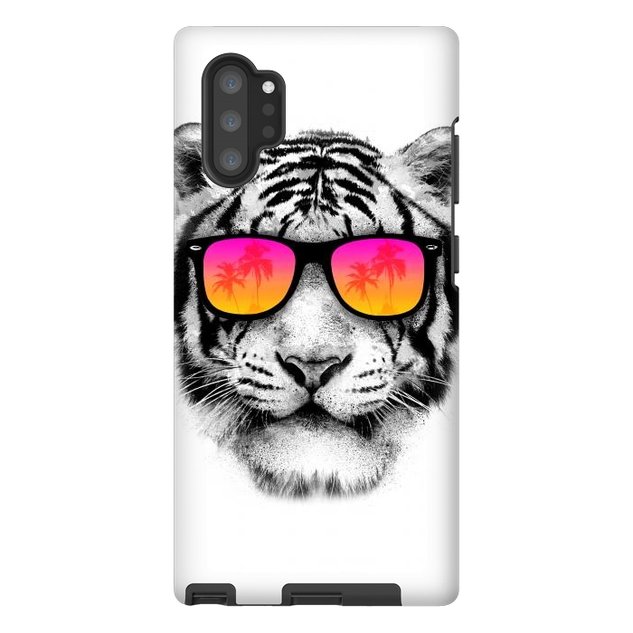 Galaxy Note 10 plus StrongFit The Coolest Tiger by Mitxel Gonzalez