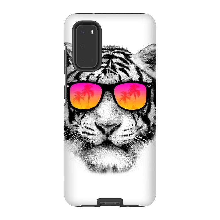Galaxy S20 StrongFit The Coolest Tiger by Mitxel Gonzalez