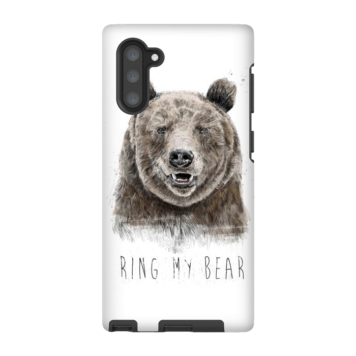 Galaxy Note 10 StrongFit Ring my bear by Balazs Solti