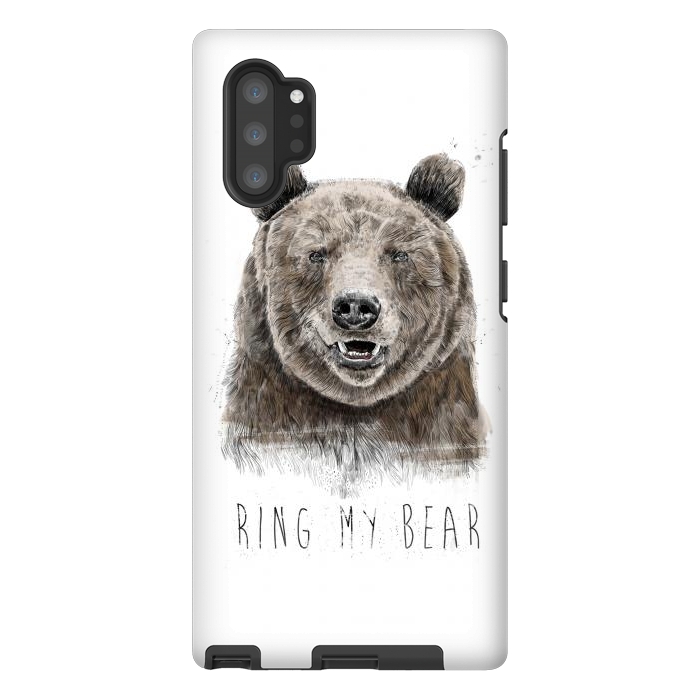 Galaxy Note 10 plus StrongFit Ring my bear by Balazs Solti