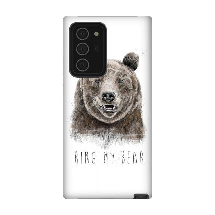 Galaxy Note 20 Ultra StrongFit Ring my bear by Balazs Solti