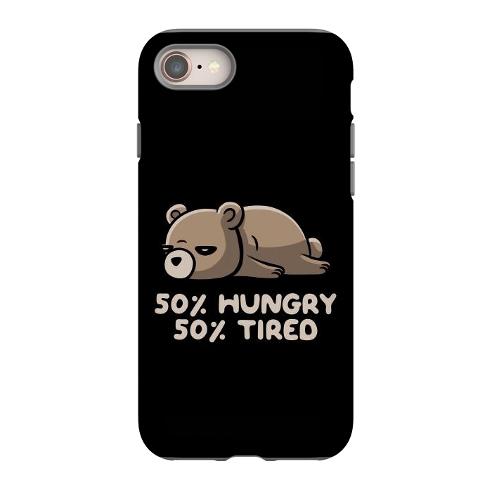 iPhone 8 StrongFit 50% Hungry 50% Tired  by eduely