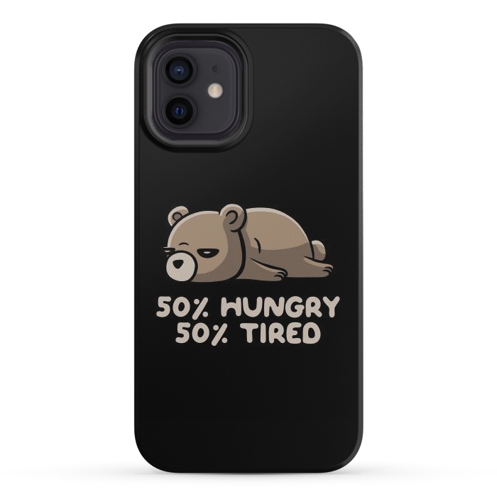 iPhone 12 mini StrongFit 50% Hungry 50% Tired  by eduely