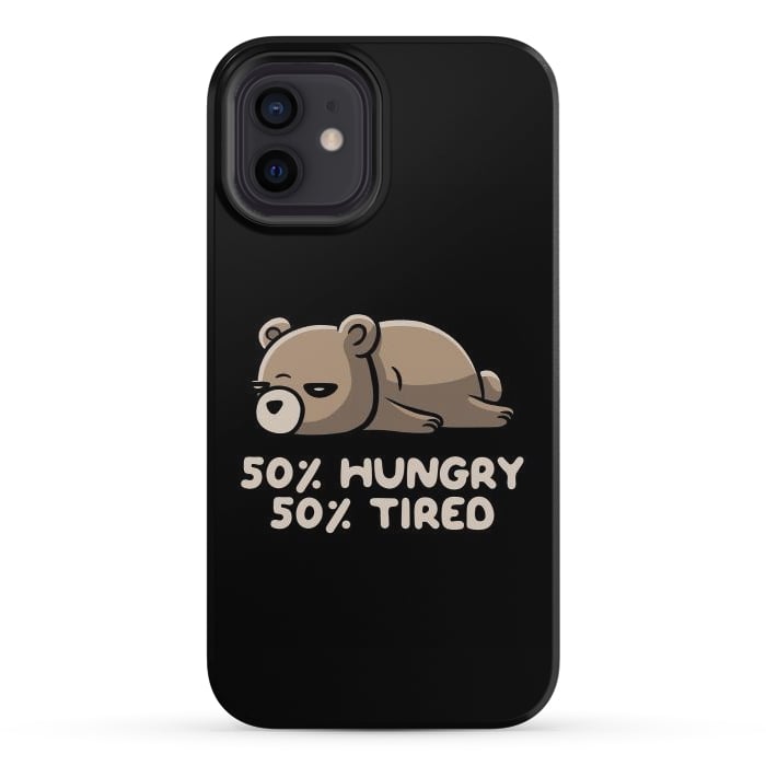iPhone 12 StrongFit 50% Hungry 50% Tired  by eduely