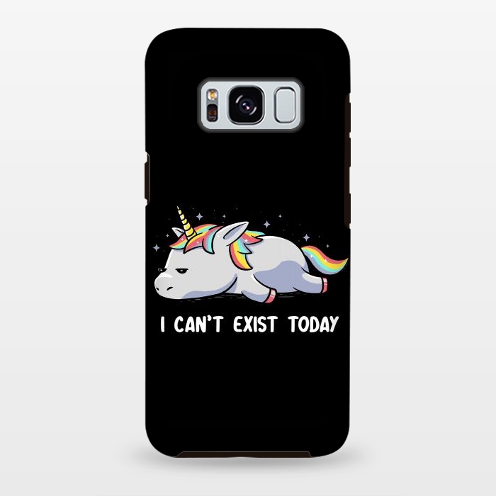 Galaxy S8 plus StrongFit I Can't Exist Today by eduely