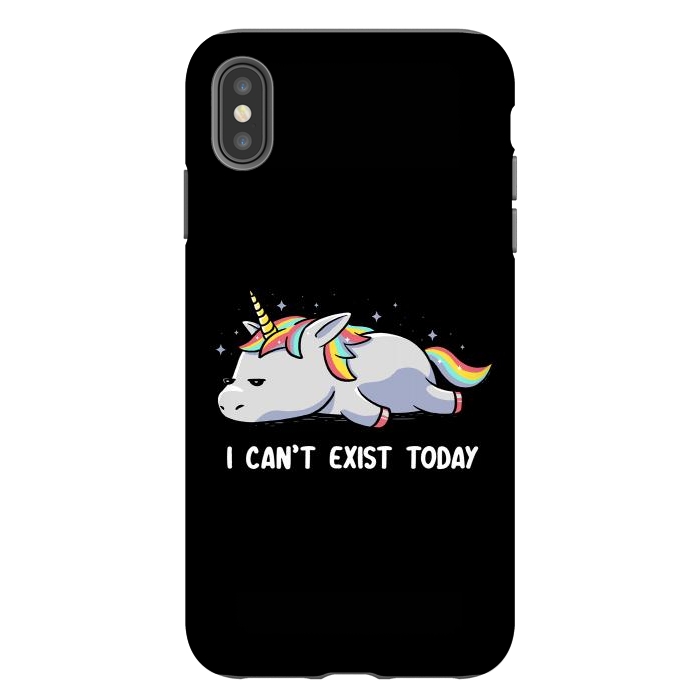 iPhone Xs Max StrongFit I Can't Exist Today by eduely