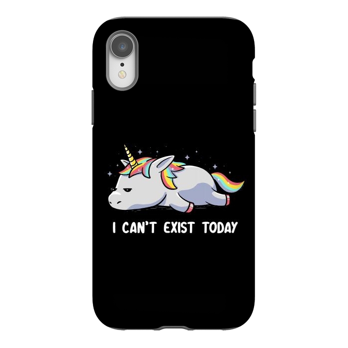 iPhone Xr StrongFit I Can't Exist Today by eduely