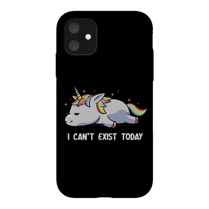 iPhone 11 StrongFit I Can't Exist Today by eduely