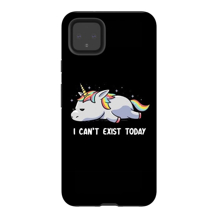 Pixel 4XL StrongFit I Can't Exist Today by eduely