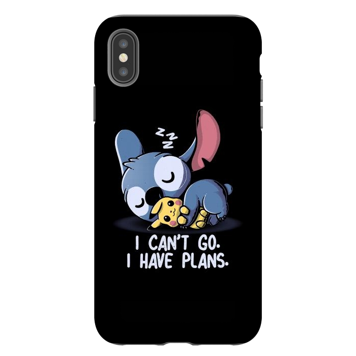 iPhone Xs Max StrongFit I Can't Go I Have Plans by eduely