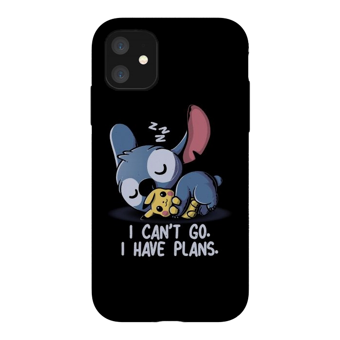 iPhone 11 StrongFit I Can't Go I Have Plans by eduely