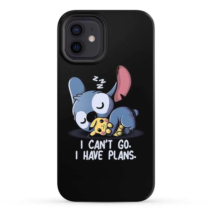 iPhone 12 StrongFit I Can't Go I Have Plans por eduely