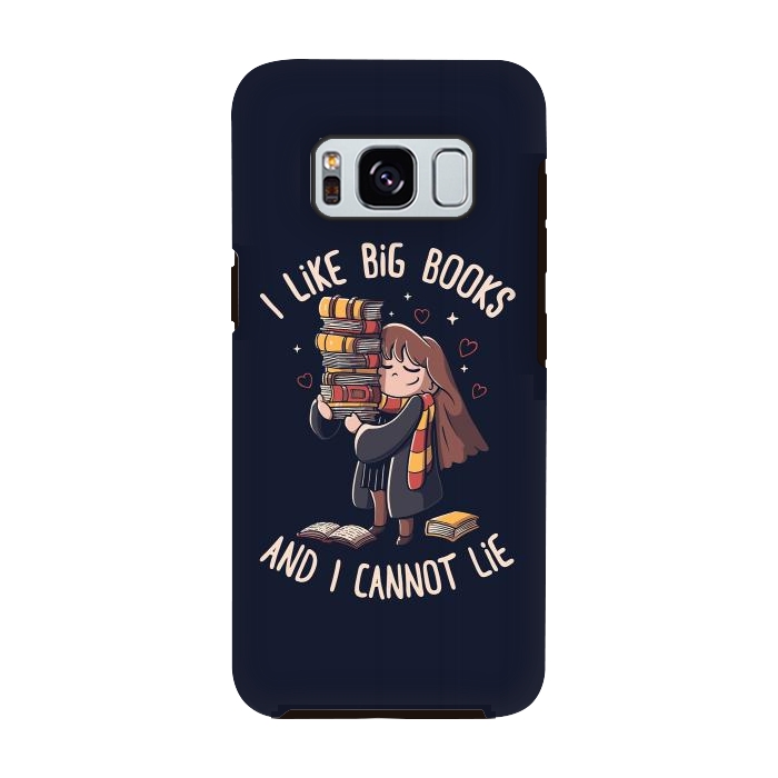 Galaxy S8 StrongFit I Like Big Books by eduely