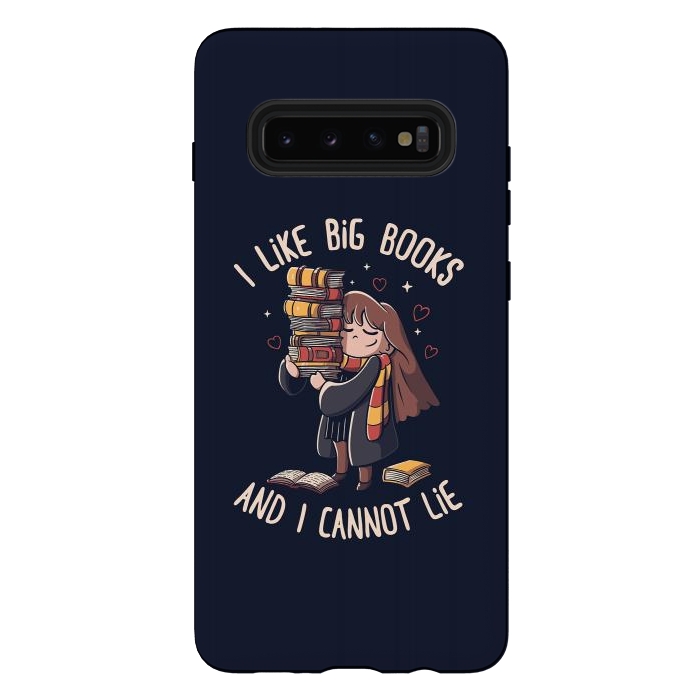 Galaxy S10 plus StrongFit I Like Big Books by eduely