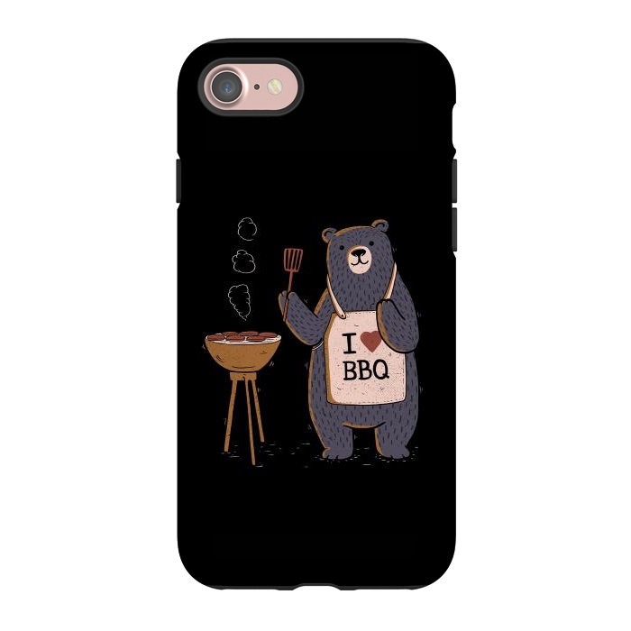 iPhone 7 StrongFit I Love BBQ- by eduely