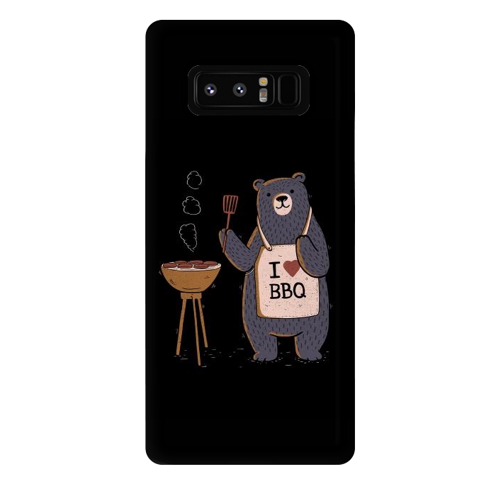 Galaxy Note 8 StrongFit I Love BBQ- by eduely