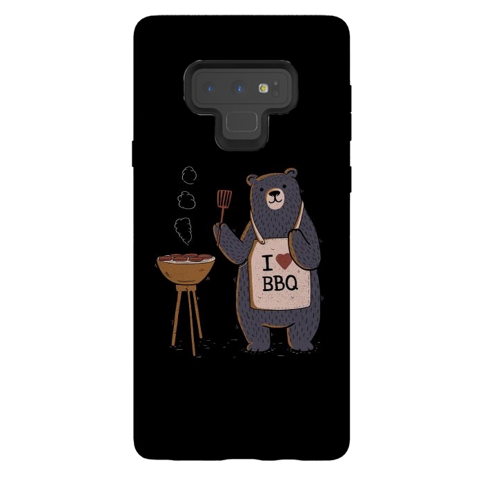 Galaxy Note 9 StrongFit I Love BBQ- by eduely