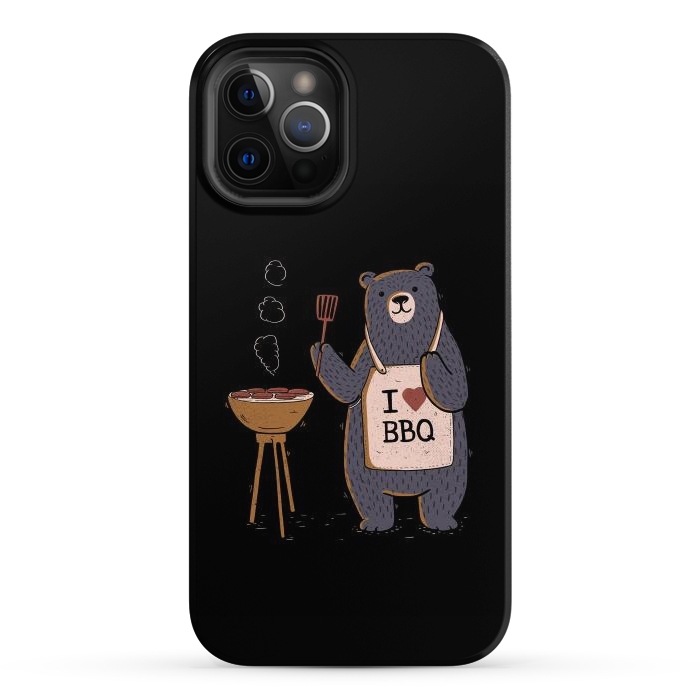 iPhone 12 Pro Max StrongFit I Love BBQ- by eduely