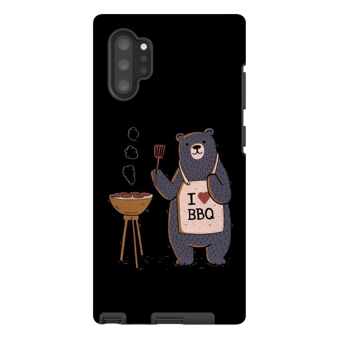 Galaxy Note 10 plus StrongFit I Love BBQ- by eduely