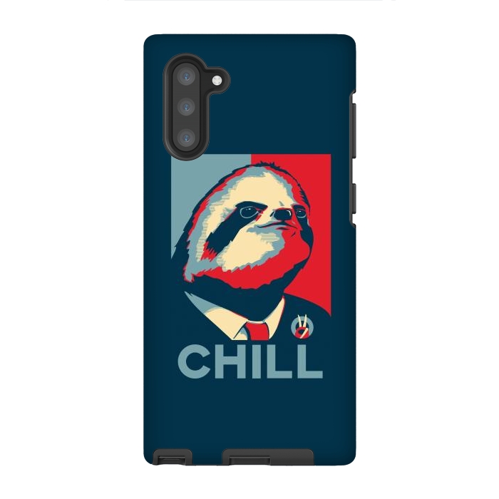 Galaxy Note 10 StrongFit Sloth For President by Grant Stephen Shepley