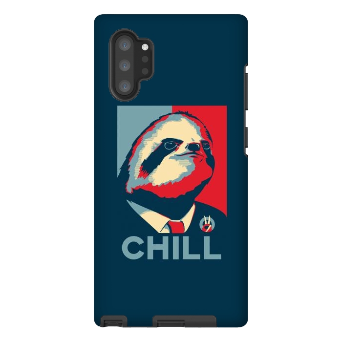 Galaxy Note 10 plus StrongFit Sloth For President by Grant Stephen Shepley