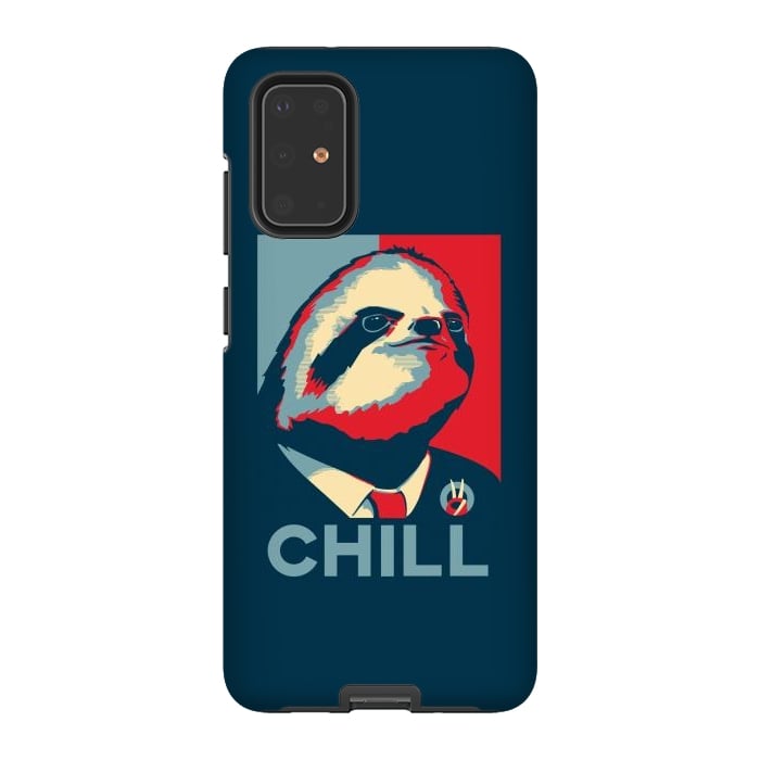 Galaxy S20 Plus StrongFit Sloth For President by Grant Stephen Shepley