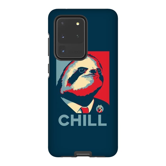 Galaxy S20 Ultra StrongFit Sloth For President by Grant Stephen Shepley