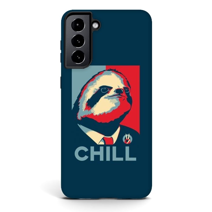 Galaxy S21 StrongFit Sloth For President by Grant Stephen Shepley