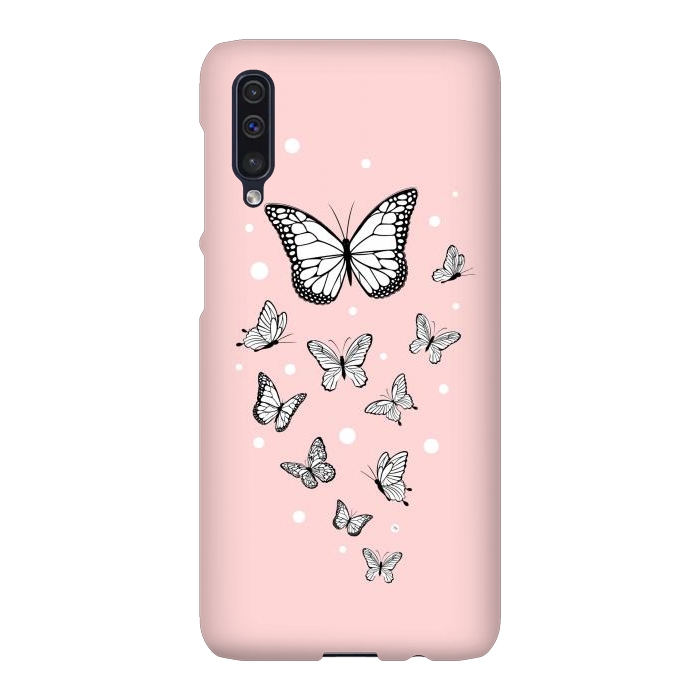 Galaxy A50 SlimFit Pink Butterflies by Martina