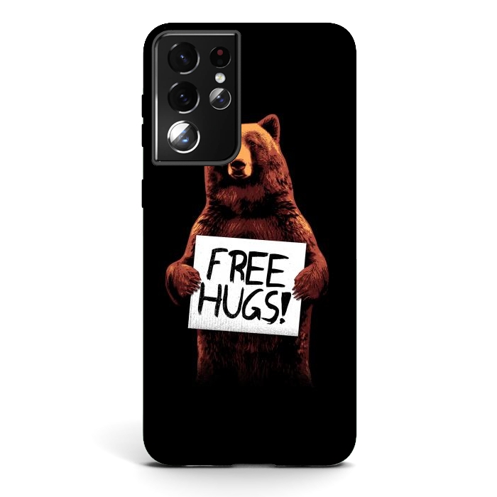Galaxy S21 ultra StrongFit Free Hugs by Mitxel Gonzalez