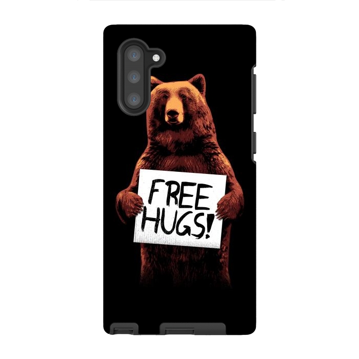 Galaxy Note 10 StrongFit Free Hugs by Mitxel Gonzalez