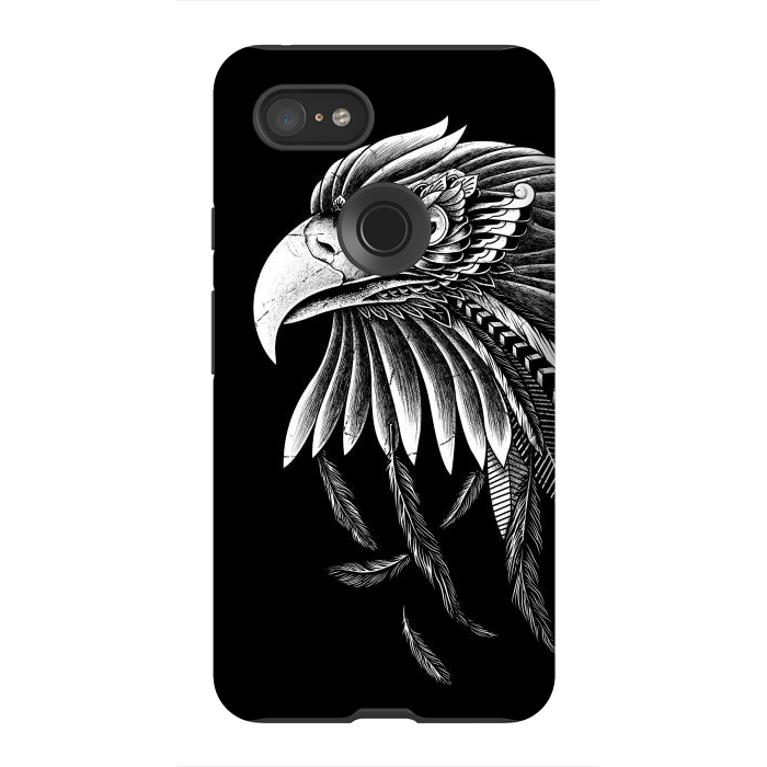 Pixel 3XL StrongFit Eagle Ornate by Afif Quilimo