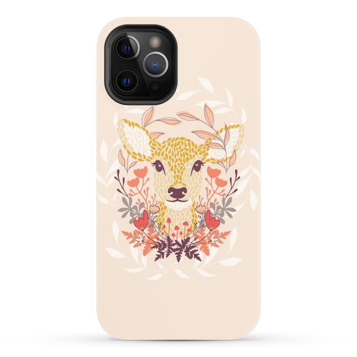iPhone 12 Pro Max StrongFit Oh Deer by Melissa Lee