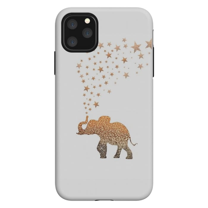 iPhone 11 Pro Max StrongFit Gatsby Elephant Chain by Monika Strigel