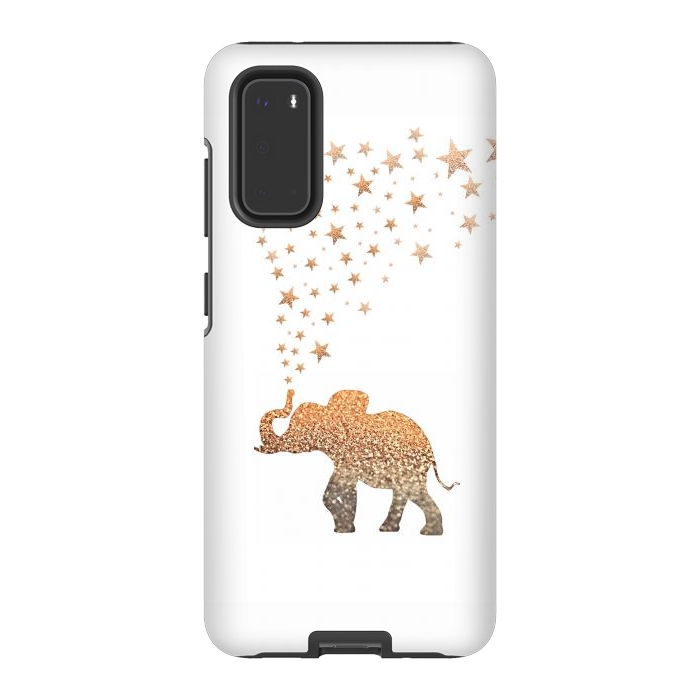 Galaxy S20 StrongFit Gatsby Elephant Chain by Monika Strigel