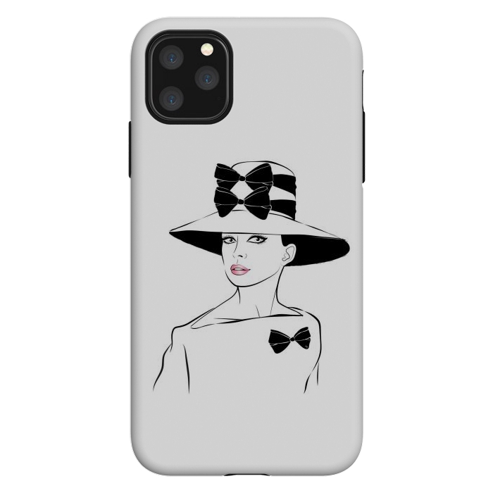 iPhone 11 Pro Max StrongFit Elegant Lady Audrey by Martina