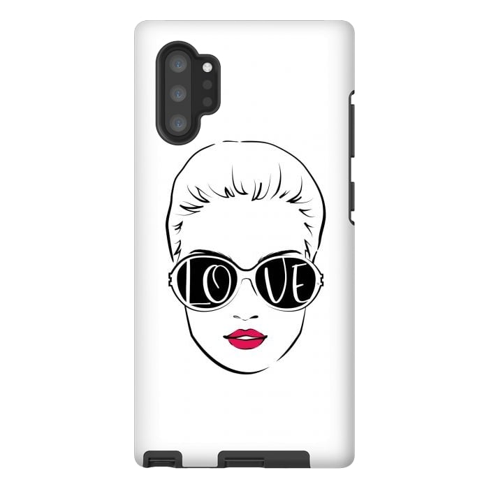 Galaxy Note 10 plus StrongFit Love Sunglasses by Martina