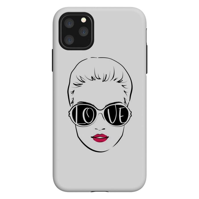 iPhone 11 Pro Max StrongFit Love Sunglasses by Martina