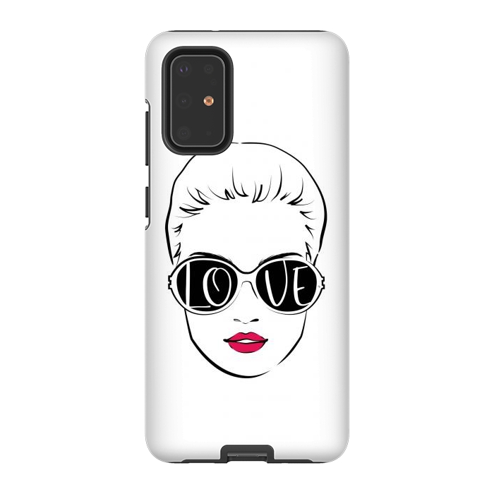 Galaxy S20 Plus StrongFit Love Sunglasses by Martina