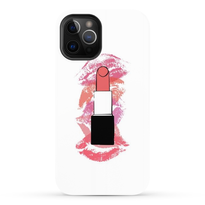 iPhone 12 Pro Max StrongFit Lipstick Kisses by Martina