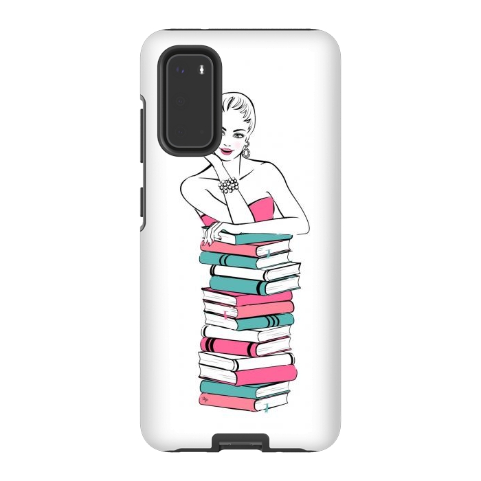 Galaxy S20 StrongFit Lady Bookworm by Martina
