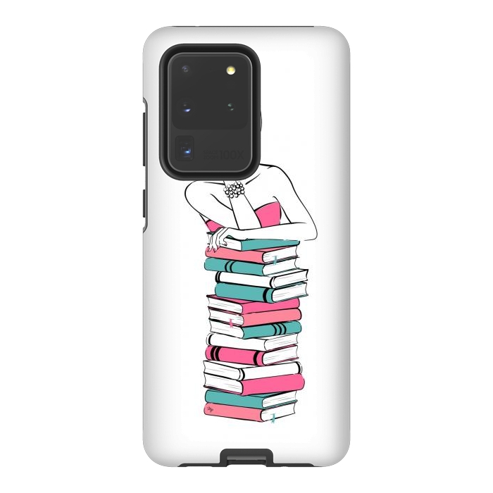 Galaxy S20 Ultra StrongFit Lady Bookworm by Martina