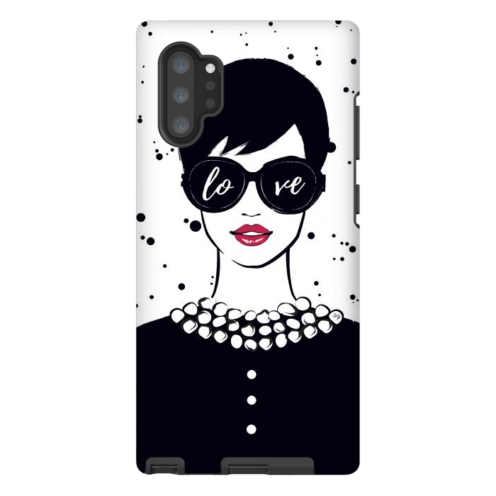 Galaxy Note 10 plus StrongFit Love Girl by Martina