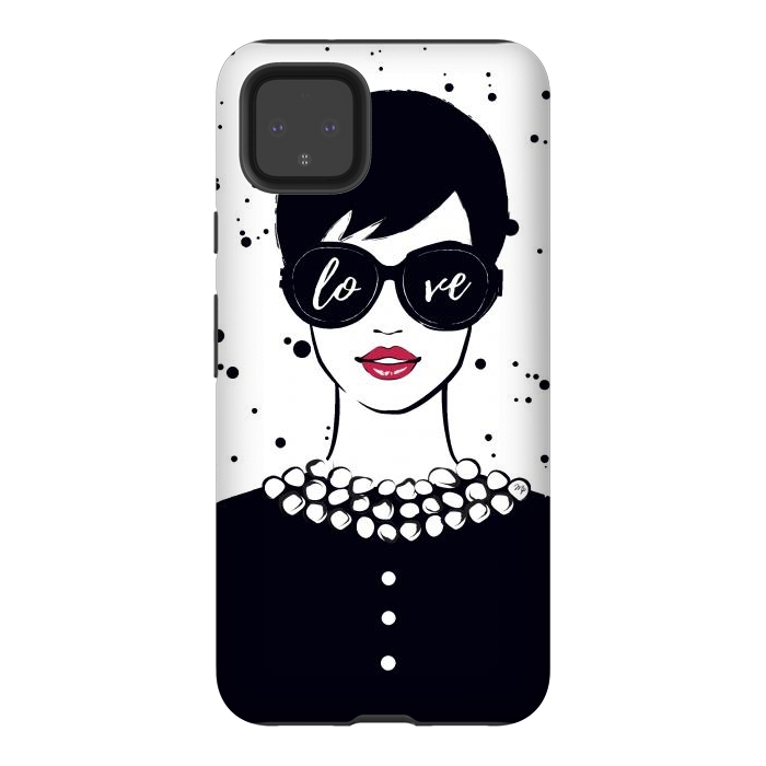 Pixel 4XL StrongFit Love Girl by Martina