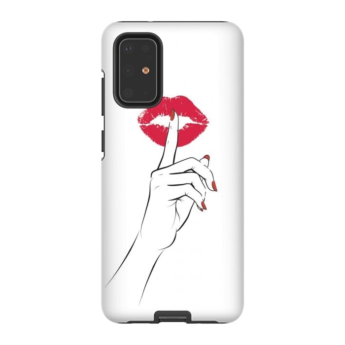 Galaxy S20 Plus StrongFit Red Lips Secret by Martina