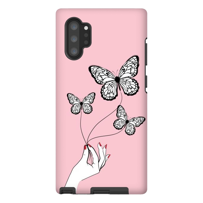 Galaxy Note 10 plus StrongFit Butterfly Game by Martina