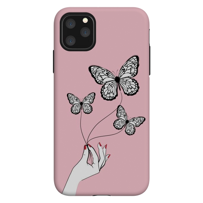 iPhone 11 Pro Max StrongFit Butterfly Game by Martina