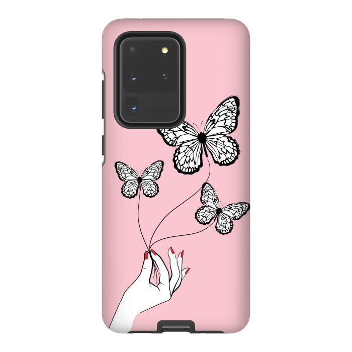 Galaxy S20 Ultra StrongFit Butterfly Game by Martina