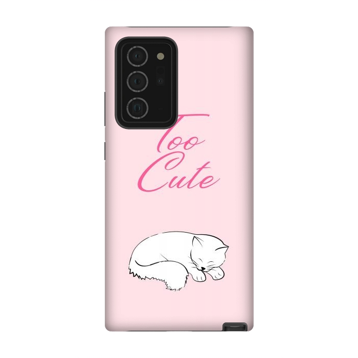 Galaxy Note 20 Ultra StrongFit Too cute pussy cat by Martina