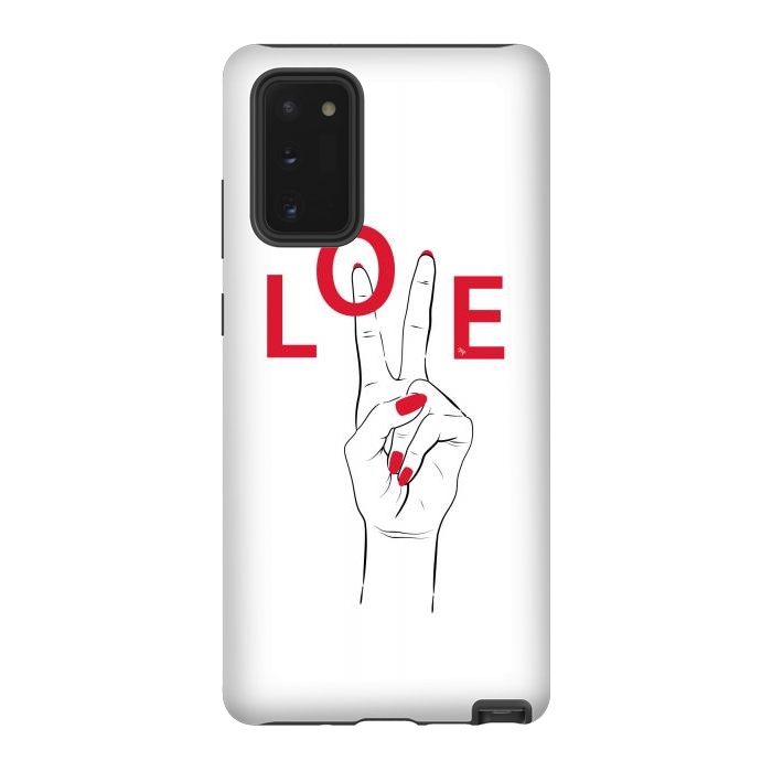 Galaxy Note 20 StrongFit Love Hand by Martina